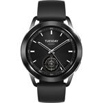 Xiaomi Watch S3, inteligentné hodinky, čierne