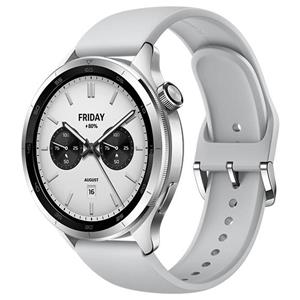 Xiaomi Watch S4, inteligentné hodinky, strieborné
