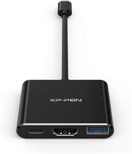 XPPen 3v1 USB-C adaptér, s podporou nabíjania