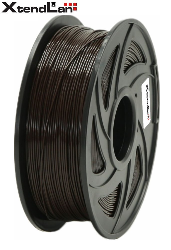 XtendLAN PETG filament 1,75mm, 1kg, čierny