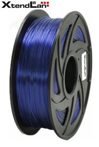 XtendLAN PETG filament 1,75mm průhledný modrý 1kg