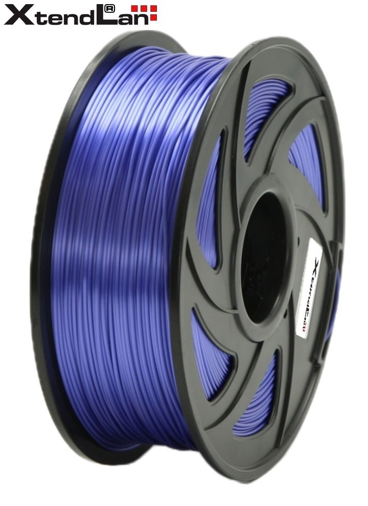 XtendLAN PLA filament 1,75mm lesklý fialový 1kg