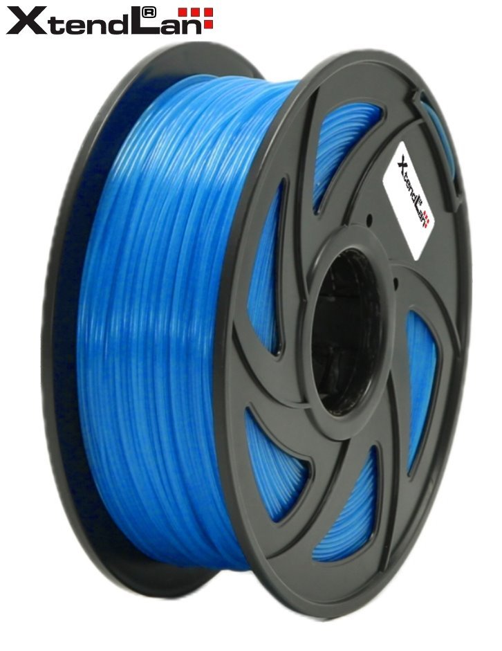 XtendLAN PLA filament 1,75mm modrý poměnkový 1kg