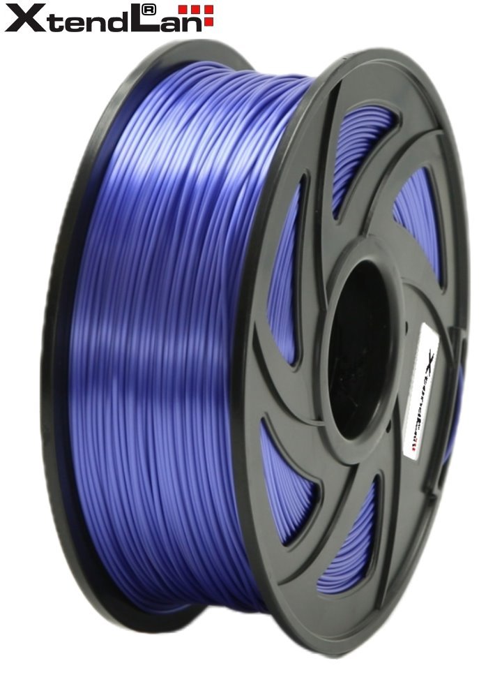XtendLAN PLA filament 1,75mm priehľadný fialový, 1kg