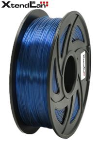 XtendLAN PLA filament 1,75mm průhledný modrý 1kg