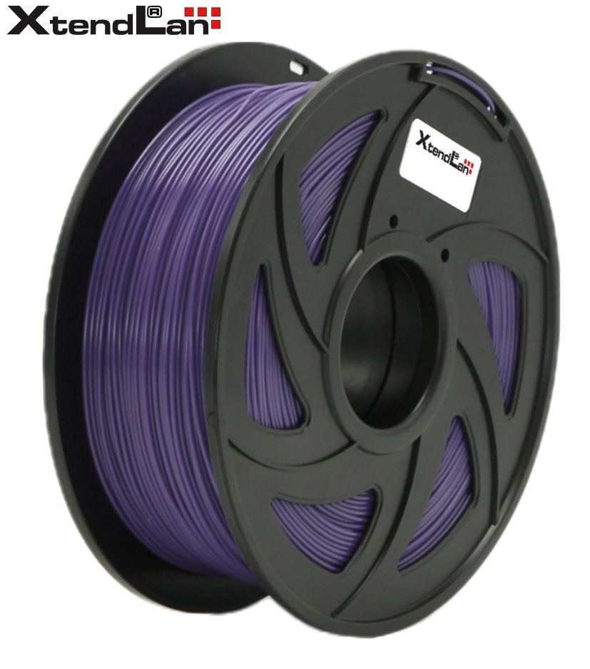 XtendLAN PLA filament 1,75mm zářivě fialový 1kg