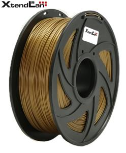 XtendLAN PLA filament 1,75mm zlatý 1kg