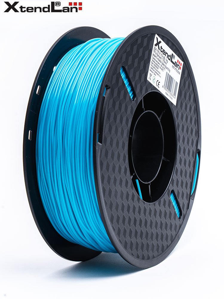 XtendLAN TPU filament 1,75mm jezerná modrá 1kg