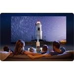 Yaber T1 Pro, mini WiFi projektor, krémový