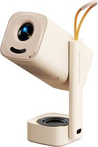 Yaber T1 Pro, mini WiFi projektor, krémový