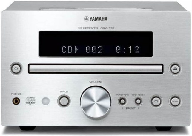 YAMAHA CRX-332, stereo receiver, strieborný