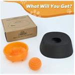 Yipetor miska proti prehĺtaniu, čierna