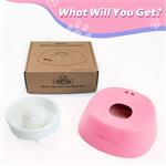 Yipetor miska proti prehĺtaniu, ružová