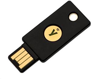 YubiKey 5 NFC, USB-A, NFC, podpora OpenPGP a Smart Card