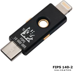 YubiKey 5Ci FIPS, USB-C + Lighting