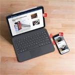 ZAGG klávesnica Pro Keys with Trackpad pre iPad Pro 11" 2021/Air 10.9" CZ/SK - Black