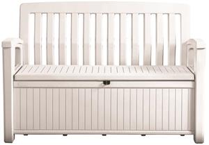 Záhradná lavica Keter Patio Bench biela