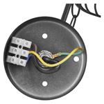 Zahradné závesné svietidlo SALVIA, 16 x 16 x 32 cm, 1 x E27, 15 W