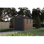 Záhradný domček Keter Apex 7,5 x 11 Walnut, s podlahou