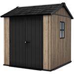 Záhradný domček Keter Apex 7,5 x 7 Ashwood, s podlahou