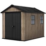Záhradný domček Keter Apex 7,5 x 9 Ashwood, s podlahou