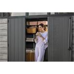 Záhradný domček Keter PENT Signature 11x7 Storm Grey, s podlahou