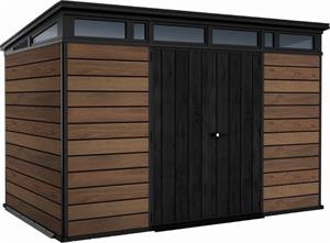Záhradný domček Keter PENT Signature 11x7 Walnut, s podlahou
