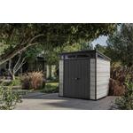 Záhradný domček Keter PENT Signature 7x7 Storm Grey, s podlahou