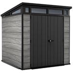 Záhradný domček Keter PENT Signature 7x7 Storm Grey, s podlahou