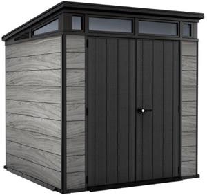 Záhradný domček Keter PENT Signature 7x7 Storm Grey, s podlahou