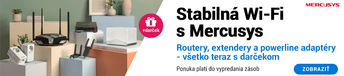 Zakúpte si Mercusys s darčekom
