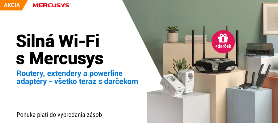 Zakúpte si Mercusys s darčekom