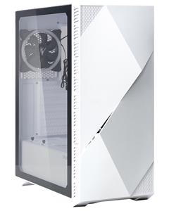 Zalman skříň Z3 Iceberg white / Middle tower / ATX / 2x120mm fan / temperované sklo / bílé