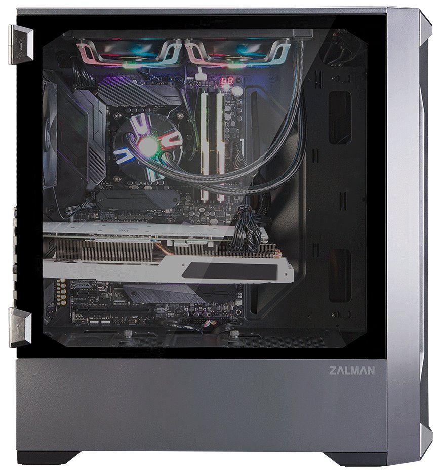 Zalman Z8 MS, PC skriňa, čierna | VÝPREDAJ | Datacomp.sk
