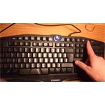 Zalman ZM-K400G, 5 macro + 7 hot keys, podsvietenie, black, USB, ENG