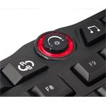 Zalman ZM-K400G, 5 macro + 7 hot keys, podsvietenie, black, USB, ENG