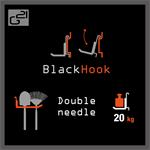 Závesný systém G21 BlackHook double needle 22x7,5 cm