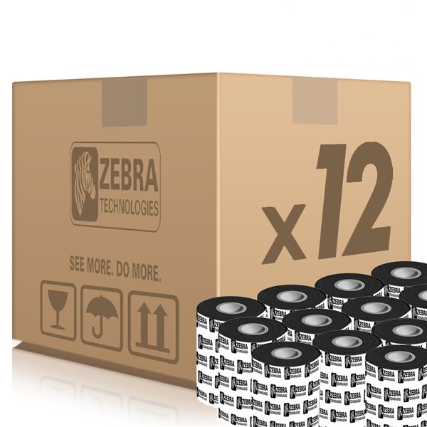 Zebra páska 2300 Wax., šírka 33mm, dĺžka 74m, cena za 1 kus (12ks v balení)