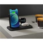 ZENS Aluminium 4 in 1 Stand Wireless Charger with 45W USB PD Black