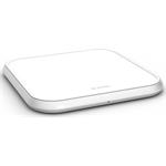 ZENS Aluminium Single Wireless Charger 10W, biela