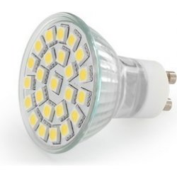 Žiarovka LED Emos 5050 24LED GU10 studená biela