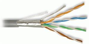 Zircon kábel, cat. 5e, FTP CCA drôt, 305m,  sivý