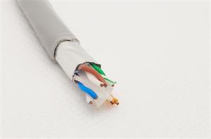 Zircon kábel, cat. 5e, FTP drôt, 305m, sivý