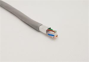 Zircon kábel, cat. 5e, FTP LSZH drôt, 305m, sivý