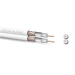 Zircon koaxiálny kábel 5,0mm 121 CU AL Dual pre SAT/TV 100m