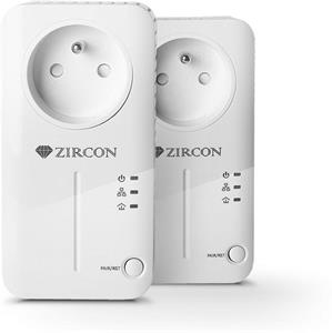 Zircon PL 500, powerline adapter, přenos internetu přes zásuvky, SET