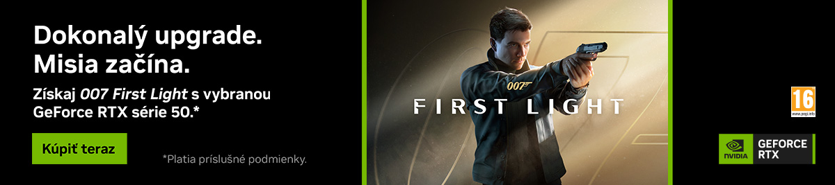 Získaj 007 First Light s vybranou grafickou kartou GeForce RTX série 50