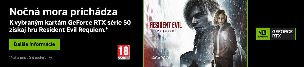 Získajte Resident Evil Requiem s GeForce RTX rady 50