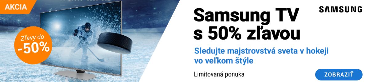 Zlava -50% na Samsung TV