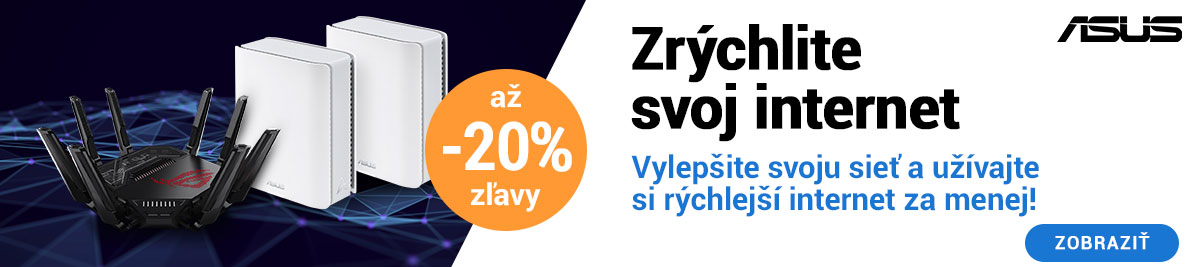Zrýchli svoj internet s ASUS routermi!